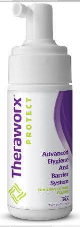 Avadim TheraworxProtect Rinse-Free Body Wash Foaming 4 oz. Pump Bottle Unscented - HXC-04ZFF