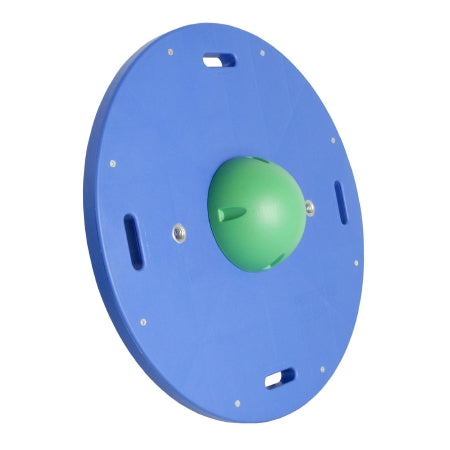 CanDo Balance Board Combo - Circular Balance Board Plastic 4 X 16 X 16 Inch Blue / Green - 10-2022