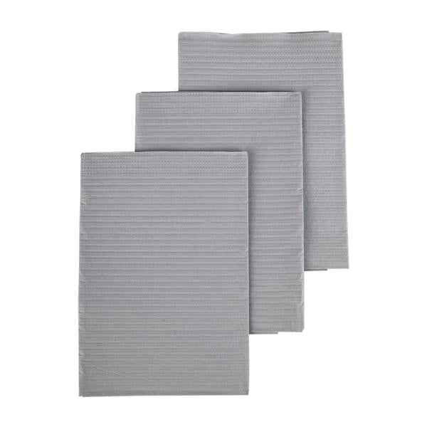 Henry Schein Towel Patient Dri-Gard 13 In X 19 In Grey 2 Ply Tissue / Poly 500/Ca - WESCESI