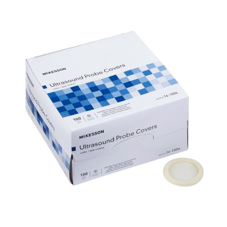 McKesson - Ultrasound Probe Cover 1-1/4 X 8 Inch Latex NonSterile For use with Ultrasound Probe - 16-1004