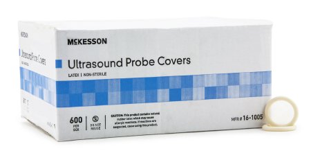 McKesson McKesson Ultrasound Probe Cover 1-¼ D x 8 L Inch Latex Non-Sterile For Ultrasound Probe - 16-1003