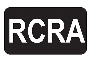 Indeed - Pre-Printed Label Warning Label Black Paper RCRA White 1 X 1-3/4 Inch - 17358