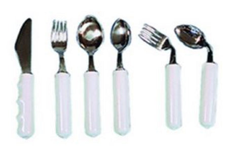 Fabrication Enterprises - Fork Weighted Silver / White - 61-0036L