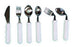Fabrication Enterprises - Fork Weighted Silver / White - 61-0036L