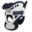 Deroyal Rigid Cervical Collar With Replacement Pads Capital Preformed Adult Short Two-Piece / Trachea Opening - 11452000