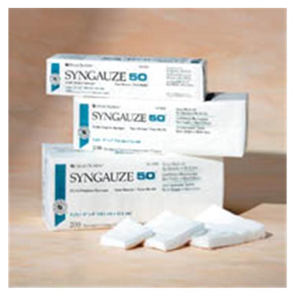 Henry Schein Sponge Gauze Syngauze 50 Rayon/Polyester Blend 3X3" 4 Ply Non-Sterile Lf 200/Pk, 20 Pk/Ca - 2103-HS