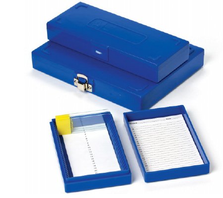 StatLab Medical Products - Slide Box Storage 100 Slide Holds - SBF100-B