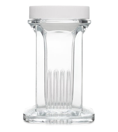 StatLab Medical Products JAR, COPLIN GLASS STAINING W/WHT SCREW CAP (6/CS) - 900570