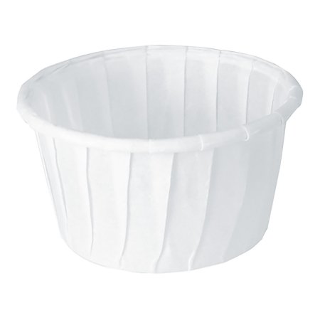 Solo - Souffle Cup 1.25 oz. White Paper Disposable - 125-2050
