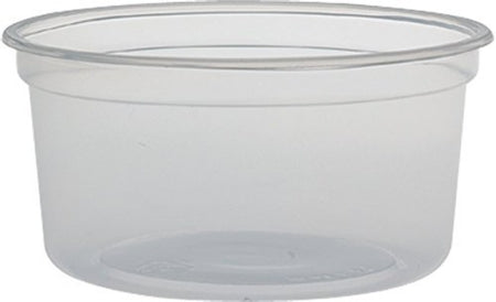Solo Cup Solo Food Container Clear Disposable Plastic 2-1/3 X 4-1/7 Inch - N12-0100