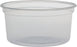 Solo Cup Solo Food Container Clear Disposable Plastic 2-1/3 X 4-1/7 Inch - N12-0100