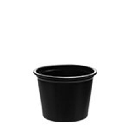 Solo Cup Conex Medicine Cup 1 oz. Black Plastic Disposable - P100BLK
