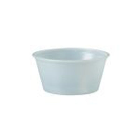 Solo Cup Solo Souffle Cup 3.25 oz. Translucent Plastic Disposable - P325N
