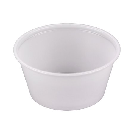 Solo - Souffle Cup 3.25 oz. Translucent Plastic Disposable - P325N