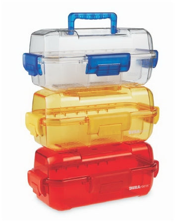 Fisher Scientific Fisherbrand DuraPorter Transport Box 17.14 X 20.95 X 38.73 cm, Yellow For 13 and 16 mm Tubes in a 72-place Rack - 12006952