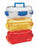 Fisher Scientific Fisherbrand DuraPorter Transport Box 17.14 X 20.95 X 38.73 cm, Yellow For 13 and 16 mm Tubes in a 72-place Rack - 12006952