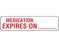 Shamrock Scientific Shamrock Pre-Printed Label Communication Fill In MEDICATION / EXPIRES ON _____ White 3/8 X 1-1/2 Inch - A-202