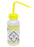 Bel-Art Products Labeled Wash Bottle Wide Mouth, 2 Color Low Density Polyethylene with Polypropylene Cap 500 mL - 116460624