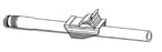 Urocare Products Urocare Tube Clamp 2 Position, 1.63 x 0.75 x 0.81 Inch, White, Polypropylene- Polyester - 700010