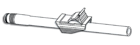 Urocare Products Urocare Tube Clamp 2 Position, 1.63 x 0.75 x 0.81 Inch, White, Polypropylene- Polyester - 700010