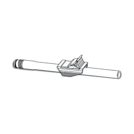 Urocare - Tube Clamp 2 Position, 1.63 x 0.75 x 0.81 Inch, White, Polypropylene- Polyester - 700010