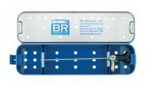 BR Surgical BR Surgical Sterilization Tray with Lid 1-3/4 X 3-1/2 X 12-1/2 Inch - BR970-2000-001