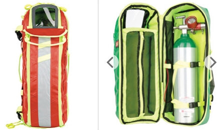 StatPacks Inc Statpack G3 Tidal Volume Oxygen Bag Orange / Yellow Nylon 22 H X 17 W X 8 D Inch - G35002RE