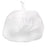 Colonial Bag Corporation Tuff Trash Bag Extra Heavy Duty 40 - 45 gal. White LLDPE 0.75 Mil. 40 X 46 Inch X-Seal Bottom Twist Tie Coreless Roll - CRW46X
