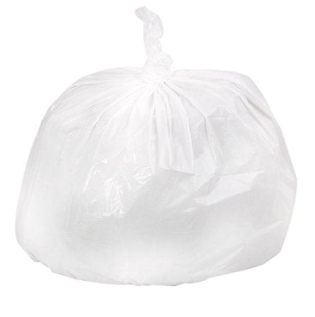 Colonial Bag Tuf - Trash Bag 45 gal. White LLDPE 0.75 mil 40 X 46 Inch X-Seal Bottom Coreless Roll - CRW46X