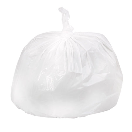 Colonial Bag Tuf - Trash Bag 33 gal. White LLDPE 0.75 mil 33 X 39 Inch X-Seal Bottom Coreless Roll - CRW39X