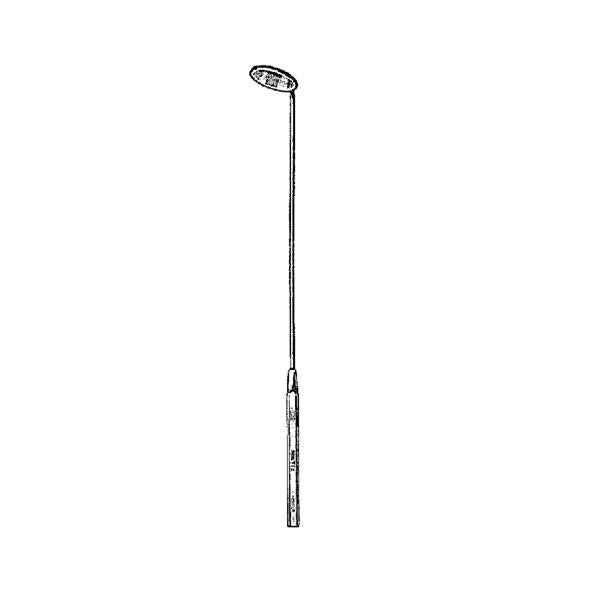 Miltex-Integra Laryngeal Mirror 24Mm #5 Octagonal Threaded Stainless Steel Ea - 23-14-5