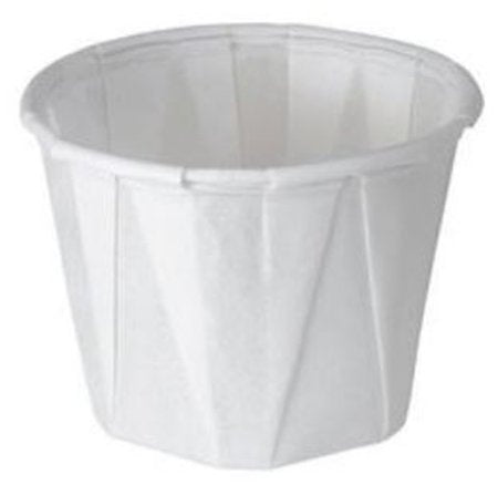 Saalfeld Redistribution Solo Medicine Cup 1 oz. White Paper Disposable - 100-2050