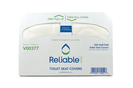 Saalfeld Redistribution Reliable Toilet Seat Cover Half Fold 11 X 13.25 X 15.25 Inch - V00377