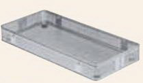 Aesculap Instrument Basket Perforated Three Quarter Size Stainless Steel 4 X 10 X 16 Inch - JC254R
