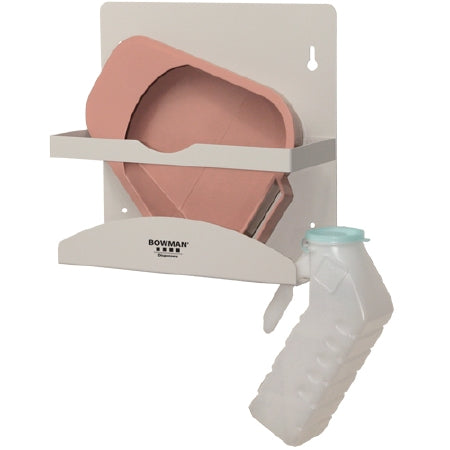 Bowman - Bedpan Dispenser BOWMAN Beige Aluminum Manual Wall Mount - NC001-0512