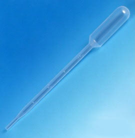 Globe Scientific Transfer Pipette 5 mL 0.5 mL Graduation Increments NonSterile - 137040