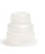 Hexa-Flex - Tube Closure Polyethylene Snap Cap Clear For 10, 12, 13, 16 and 18 mm Blood Collection and Culture Tubes NonSterile - 8350