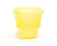 Hexa-Flex - Tube Closure Polyethylene Snap Cap Yellow For 10, 12, 13, 16 and 18 mm Blood Collection and Culture Tubes NonSterile - 8380