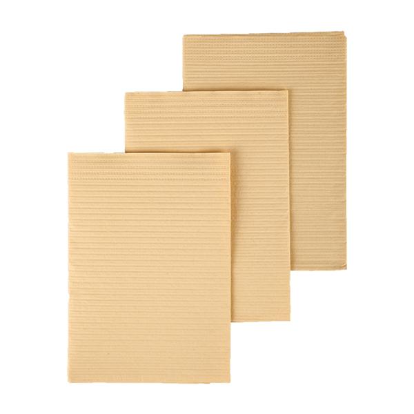 Henry Schein Towel Patient Dri-Gard 13 In X 19 In Beige 2 Ply Tissue / Poly 500/Ca - WESCEBG