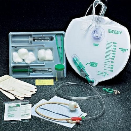Bard Criticore Bardex I.C Indwelling Catheter Tray Foley / Temperature Sensing 18 Fr. 5 cc Balloon Antimicrobial Coated Latex - 301218