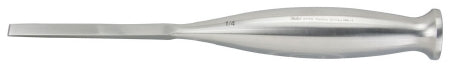 Miltex - Osteotome Smith-Petersen 3/8 Inch Width Straight Blade OR Grade German Stainless Steel NonSterile 8 Inch Length - 27-512