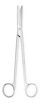 Centurion - Dissecting Scissors Mayo 9 Inch Length Floor Grade Stainless Steel Sterile Finger Ring Handle Curved Blunt Tip / Blunt Tip - 67935