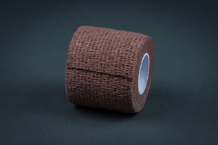 Avcor Health Care Products E-Ban Cohesive Bandage 2 Inch X 5 Yard Standard Compression Self-adherent Closure Beige NonSterile - E-BAN-02LF