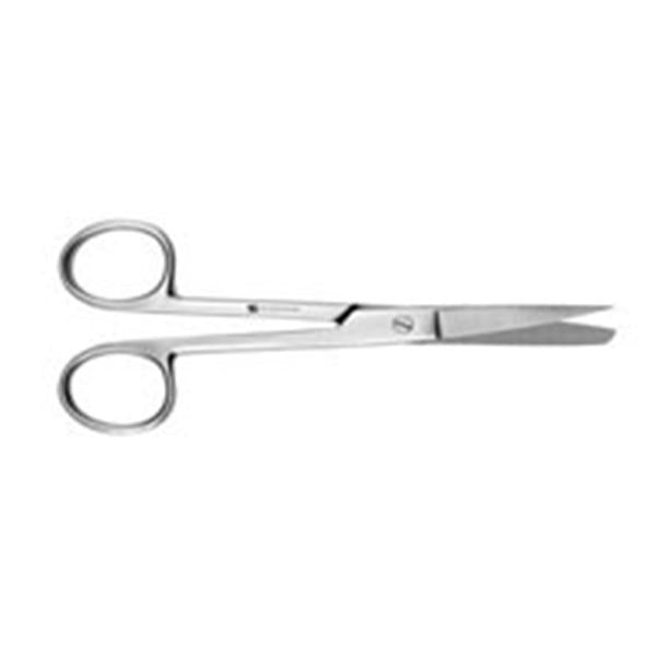 Henry Schein Scissors Operating 5-1/2" Sharp/Blunt Curved Stainless Steel Ea - 100-3875