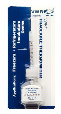 VWR International VWR Incubator Thermometer Celsius 25° to 45°C Partial Immersion - 89095-694