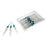 Sol-Millennium Medical SOL-M Syringe with Hypodermic Needle Tray Sol-M 5 mL 21 Gauge 1 Inch Detachable Needle Without Safety - 1852110T