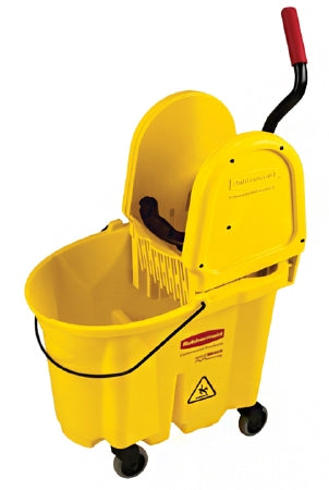 Saalfeld Redistribution BUCKET, MOP WAVEBRAKE PLAS W/CAST 35QT (4/CS) - FG757088YEL