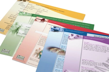 Health O Meter Health O Meter Illustrated Printout Stationary For use with Professional Body Composition Scales (Item #s: 1004299, 1004300, 1004301, 1004302) - IPO-ATH