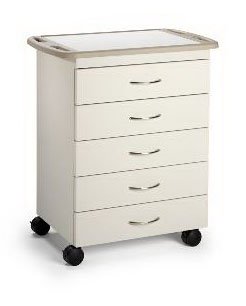 Midmark - Mobile Treatment Cabinet 18 X 27 X 33 Inch Pebble Gray 4 Inch - M51C.216.KCN