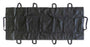MedSource International Fast Stretcher Transport Gurney Black 30 X 76 Inch 10 Handles - S-95220